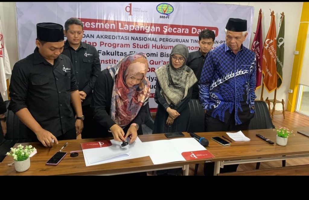 Asesmen lapangan secara daring prodi HES Institut Daarul Qur’an Jakarta