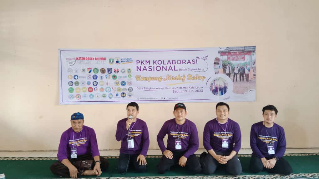 Kolabaorasi PkM Kampung Muallaf Baduy IDRI dan Dosen Institut Daarul Qur’an Jakarta
