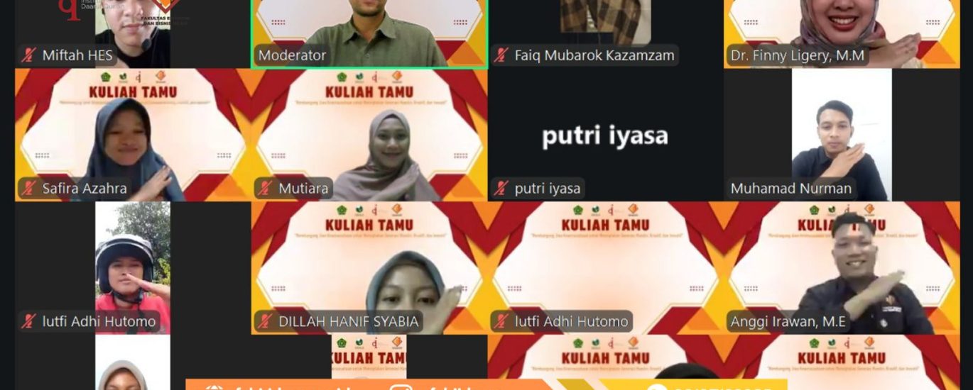 Kuliah Tamu FEBI IDAQU Berlangsung dengan sangat meriah dan mendapatkan antusias dari mahasiswa