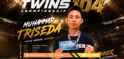 Muhammad Trisedha, Twins Championship 104, Malaysia, IDAQU
