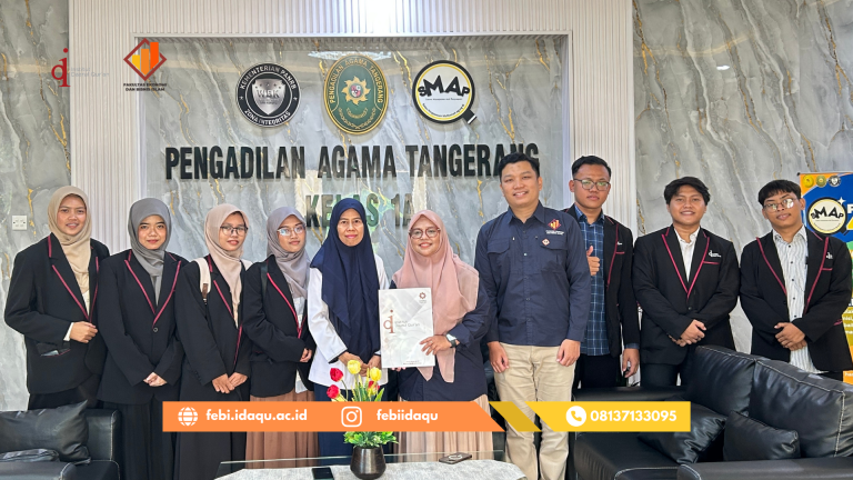 Mahasiswa Hukum Ekonomi Syariah IDAQU Laksanakan Praktik Keahlian Hukum di Pengadilan Agama Kota Tangerang